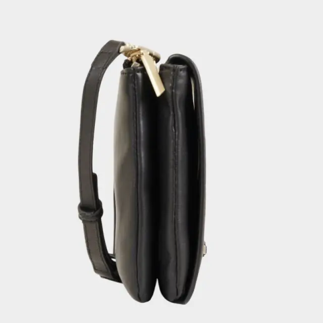 Calvin Klein - Γυναικεία Τσάντα Ώμου Re-Lock Double Gusset K60K611531-BAX Μαύρο 3
