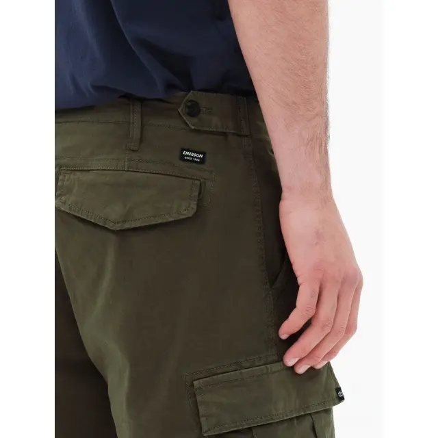Emerson Men's Stretch Cargo Short Pants (221.EM47.195-Olive) - Λαδί - 29 3