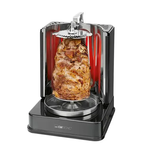 Clatronic DVG 3686 Grill Electric Black 1400 W