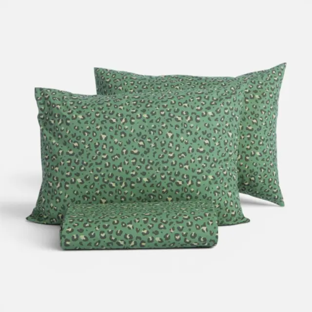 Σετ Παπλωματοθήκη Βαμβακερή Μονή Wild 170x240 Nef Nef Homeware, 100% ΒΑΜΒΑΚΙ - GREEN (040848)