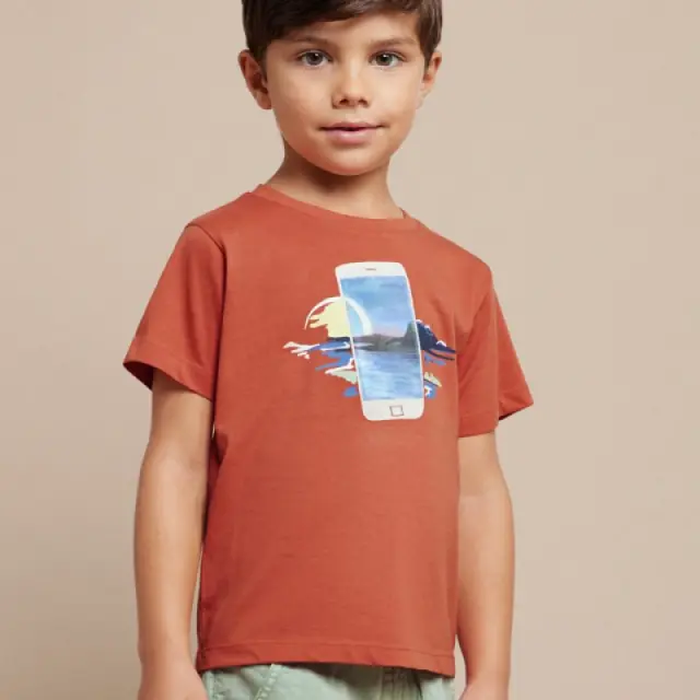 Baby 6 μηνών έως 4 ετών Μπλούζα Better Cotton τσίλι