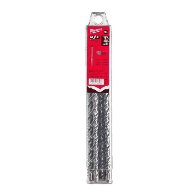 Milwaukee 4932371709 - ΤΡΥΠΑΝΙΑ SDS PLUS SET 10τμχ 10x210 MW 3
