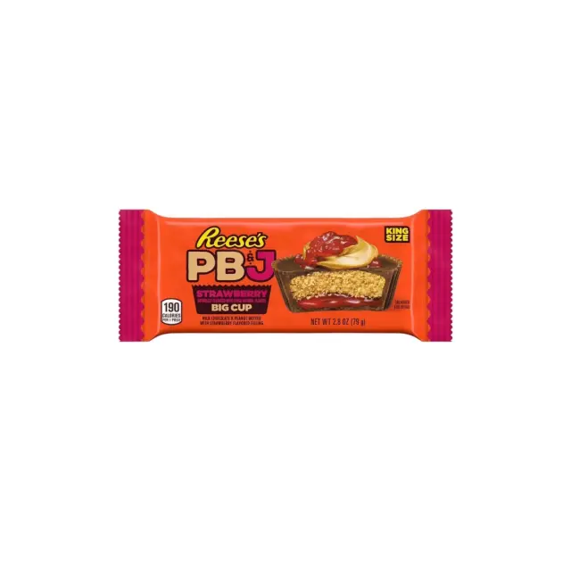 Reese's PB&J Strawberry 79gr (ΠΡΟΣΟΧΗ! Λιώνει!)