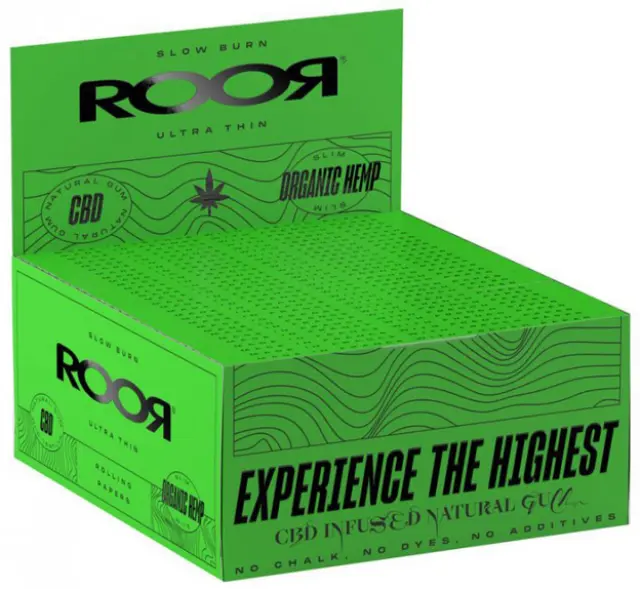 Roor Χαρτάκια Organic Hemp - King Size Slim 32φ. 2