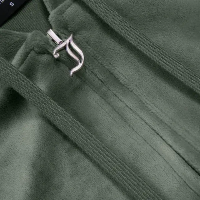 Βελούδινη Ζακέτα Juicy Couture Robertson Classic SSJCAP176-482 Λαδί - S 3