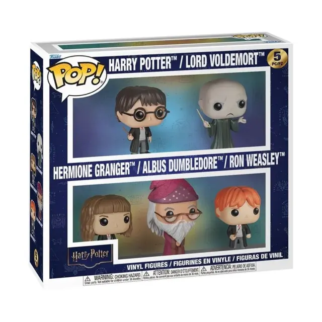Φιγούρες Funko POP! Movies: Harry Potter 5-Pack (Harry, Voldemort, Hermione, Dumbledore, Ron) 2