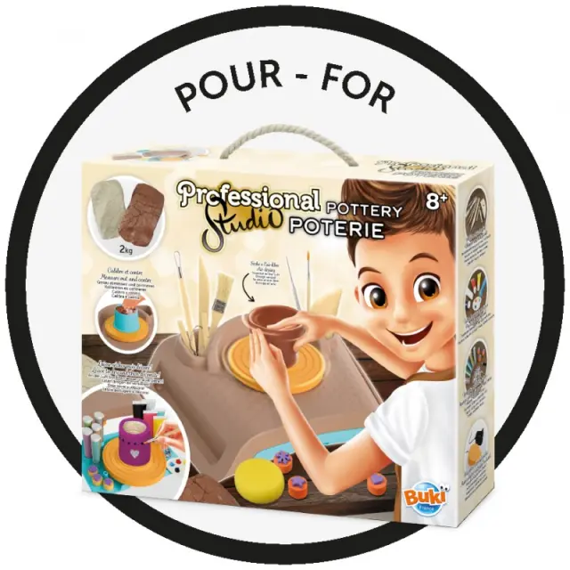 Buki France Πηλός Ανταλλακτικό 1kg για Professional Studio Μαθαίνω Κεραμική με Πηλό 8+ ετών - 5431 2