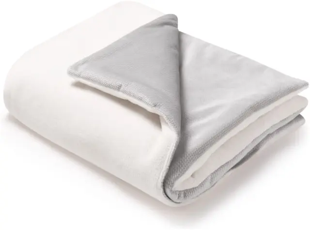 Κουβέρτα 2 Όψεων 55x75cm και Μαξιλάρι Velvet Ecru Plusz Grey 5904506813216 3