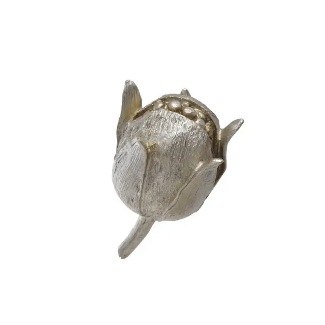 Καρπός κεραμικός 2, gold-silver, 18x9x8cm