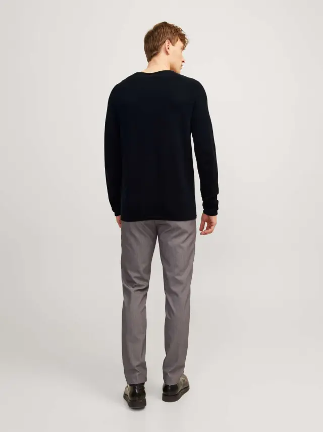 JJEHILL KNIT CREW NECK NOOS Black 2
