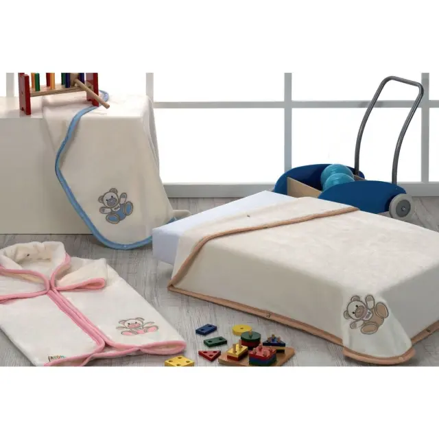 Κουβέρτα-σάκος βελουτέ baby coat MORVEN MORA 016 ροζ (80x90cm)
