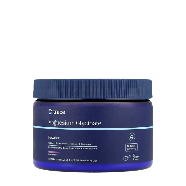 Trace Minerals Magnesium Glycinate Grape, 180 g