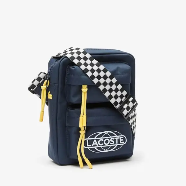 Τσαντάκι Χιαστί Lacoste Daphne NH4040NZ-166 Σκούρο Μπλε - One Size 3
