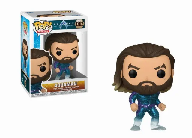 Funko Pop! Movies: Aquaman and the Lost Kingdom – Aquaman (Stealth Suit) #1302 Vinyl Figure