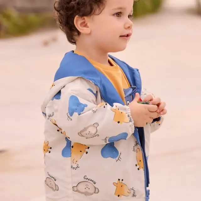 Baby 6 μηνών έως 4 ετών Σακάκι αντιανεμικό κοβάλτιο - 18M