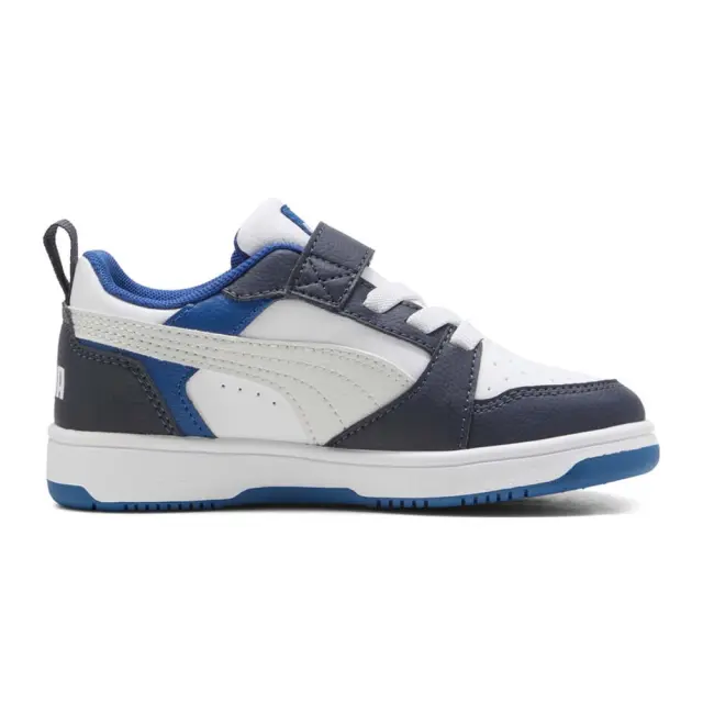 Puma Kids Rebound v6 Lo AC+ (PS) Άσπρο - Μπλε 397419-28 (Puma) - 29 2