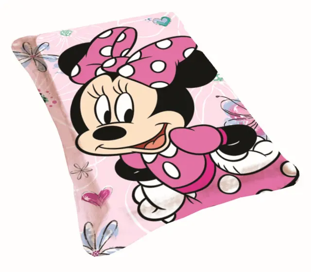 Κουβέρτα Κούνιας 100x150 250gsm Fleece Viopros Minnie 12 Multicolor 100% Πολυέστερ