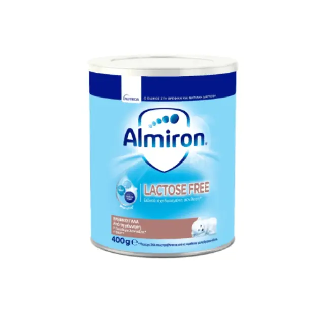 Nutricia Almiron FL Γάλα σε Σκόνη από τη Γέννηση 0m+ για Βρέφη που Παρουσιάζουν Δυσανεξία στη Λακτόζη, 400gr