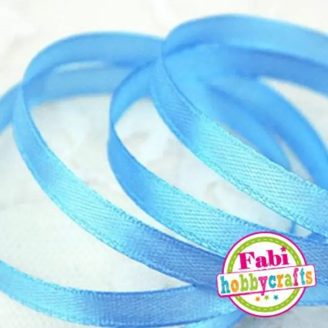 Κορδέλα Fabi Σατέν 6mm x 50y Τυρκουάζ