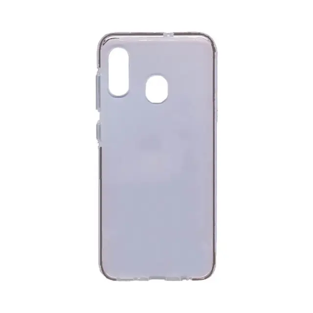 Θήκη Σιλικόνης Με Αφαιρούμενο Πλαίσιο Για Samsung Galaxy A20 / A30 Μαύρη Διάφανη