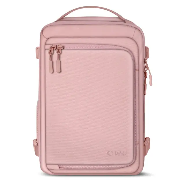 TECH-PROTECT DEFENDER S50 RYANAIR & WIZZAIR TRAVEL LAPTOP CABIN BACKPACK 20L 40x20x25 DUSTY PINK 2