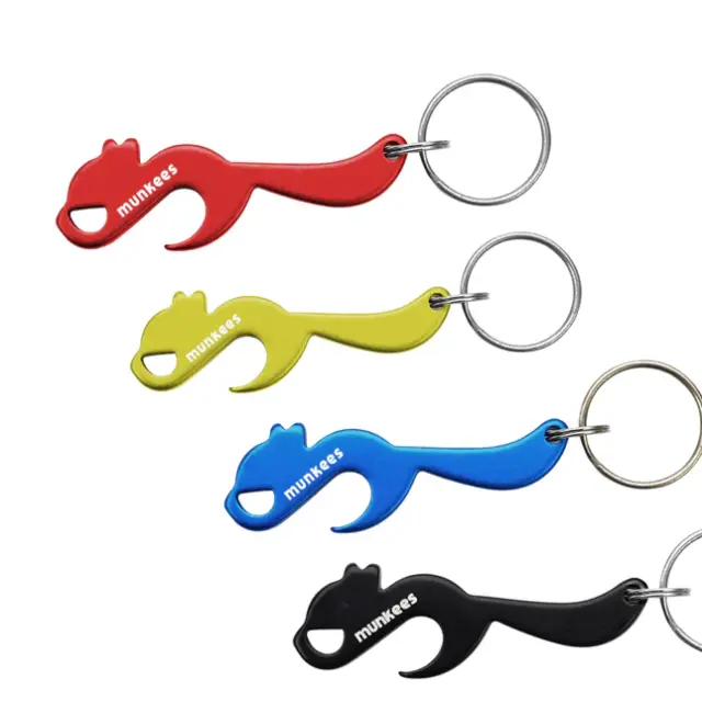 Munkees Μπρελόκ & Ανοιχτήρι / Key Ring & Bottle Opener: Squirrel (2 χρώματα) - Μπλε 2