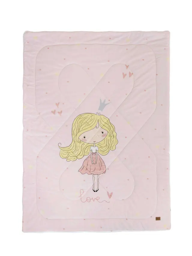 Κουβερτοπάπλωμα 160x220 Μονό 650gsm Nima Lovely Pink 100% Πολυέστερ 2