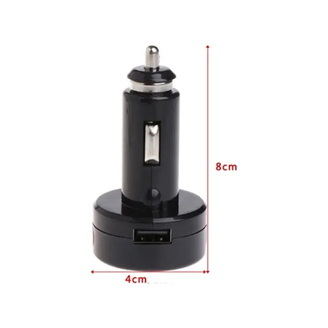 DoFull Ψηφιακό Βολτόμετρο / Θερμόμετρο / USB Αυτοκινήτου 03004DFL50BK JG-020 3