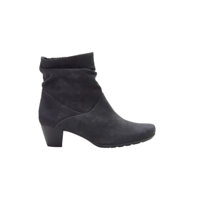 Gabor Μποτάκια με Τακούνι Γυναικείο δέρμα Nubuck Μπλέ GAB/32823 46-OCEAN