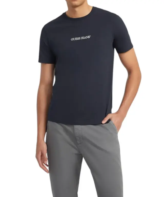 Guess - Ανδρικό T-shirt Essential Logo M4YI52K8HM0-A71W Μπλε Σκούρο - XS 3