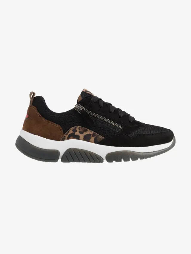 Gabor Sneakers Γυναικείο Δέρμα Νυbuck/ύφασμα Μαύρο GAB/76938 47-SCHWARZ 3