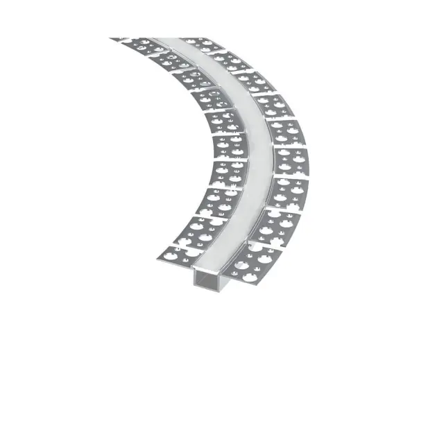 Aca Light ΕΥΚΑΜΠΤΟ TRIMLESS ΠΡΟΦΙΛ ΑΛΟΥΜΙΝΙΟΥ ΜΕ ΟΠΑΛ ΚΑΛΥΜΜΑ ΣΙΛΙΚΟΝΗΣ
