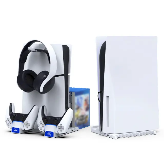 iPega P5S009 Multifunctional Charging Stand for PS5 Slim White 2