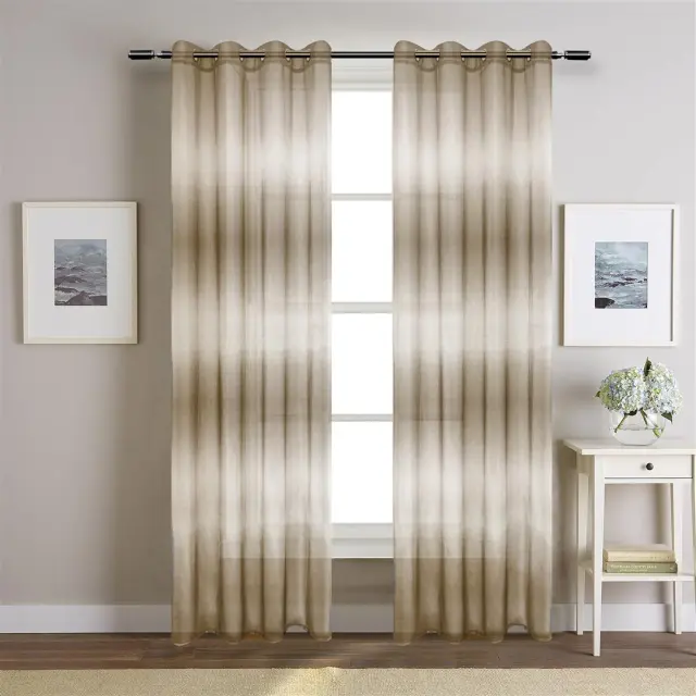 Κουρτίνα με τρούκς G001-02 Beige - 140 x 270