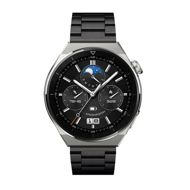 Watchband Hoco WH06 Grand Series για Samsung Huawei Xiaomi Vivo OPPO κα 20mm Universal Μαύρο Herbolive