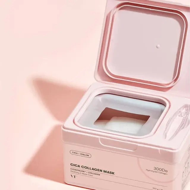 VT Cosmetics Cica Collagen Face Masks, Μάσκες Προσώπου με Κολλαγόνο 30τεμ 2