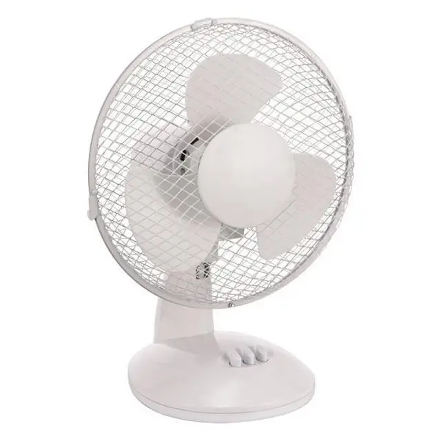 Ανεμιστήρας Επιτραπέζιος EUROLAMP 147-29057 Λευκό Φ27cm 25W