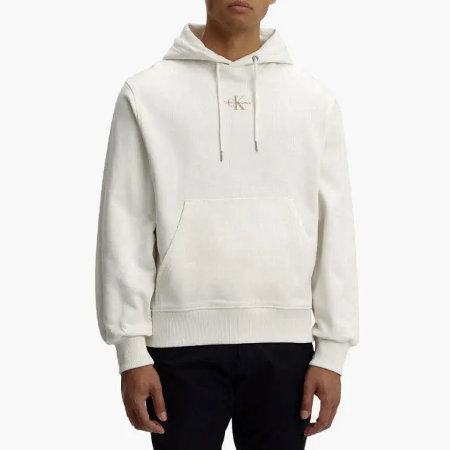 Calvin Klein - Φούτερ Με Κουκούλα J30J322535-YBI Λευκό - 2XL