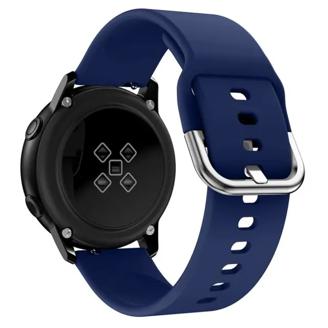 Λουράκι Σιλικόνης για Galaxy Watch Gear S2 Classic/ Gear Sport/ Galaxy Watch Active 2 (Fits all 20mm)- Navy Blue OEM