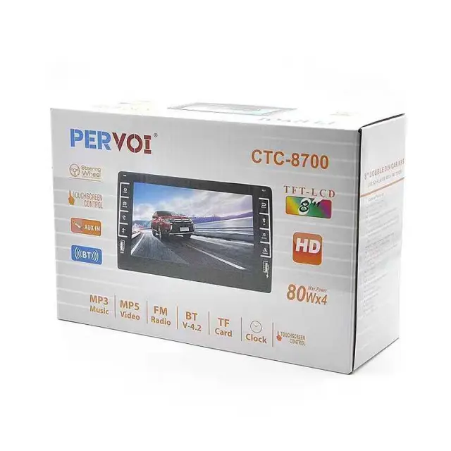 Ηχοσύστημα αυτοκινήτου 2DIN - CTC-8700 - 8'' - MP5 - 003300 2