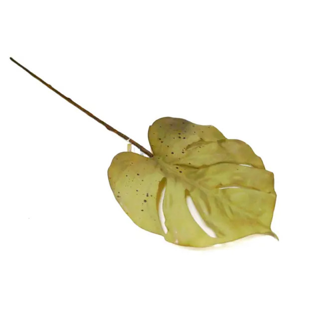 Φύλλο μονστέρα τεχνητό ανοιχτό πράσινο, 89cm