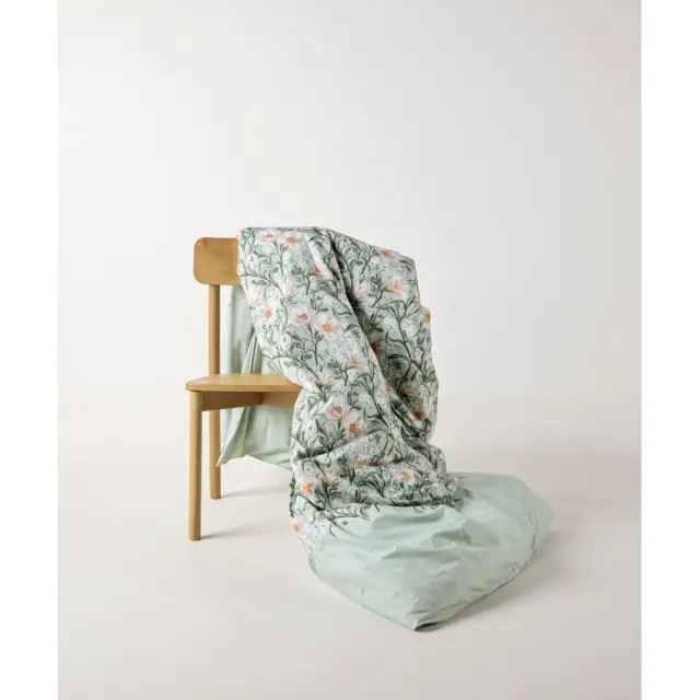 Σετ Παπλωματοθήκη Υπέρδιπλη 3 Τεμαχίων Kentia Judith Green-Beige-Orange 225x245 3