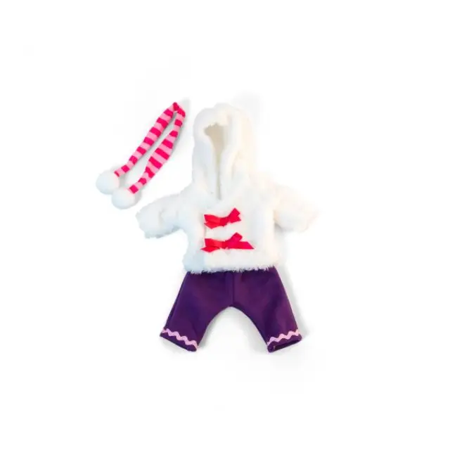 MINILAND DOLLS ΣΕΤ ΡΟΥΧΑ ΓΙΑ ΚΟΥΚΛΑ WHITE FUR SET 32 ΕΚ