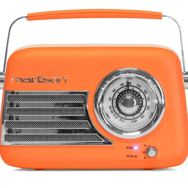 Madison Freesound-VR40OR-MAT Φορητό Ραδιόφωνο Bluetooth