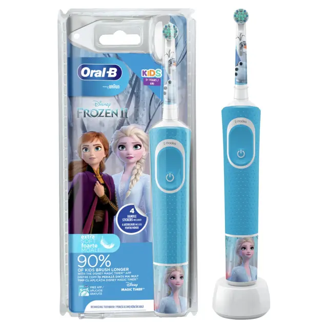 Oral-B Παιδική Επαναφορτιζόμενη Ηλεκτρική Οδοντόβουρτσα Frozen Kids 3+ | Special Edition
