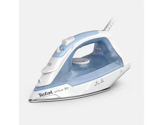 Σίδερο ατμού Tefal Virtuo 30 FV2C41E0 Με Ισχύ 2000W και Χωρητικότητα Νερού 250ml FV2C41E0