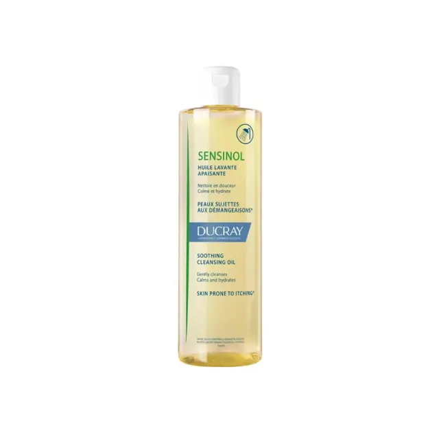 Ducray Sensinol Soothing Cleansing Oil, Καταπραϋντικό Λάδι Καθαρισμού για την Ανακούφιση από τον Κνησμό για Πρόσωπο και Σώμα 400ml