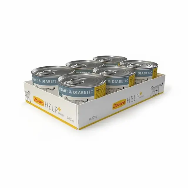 Josera Help Cat Weight & Diabetic Υγρή Τροφή Γάτας 6x200gr