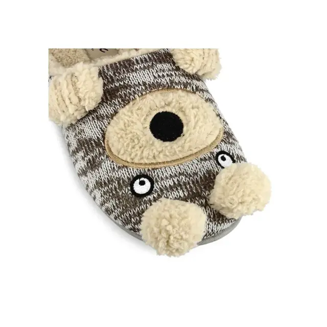 Parex Γυναικείες Παντόφλες Σπιτιού Teddy Bear, Χρώμα Μπεζ 3