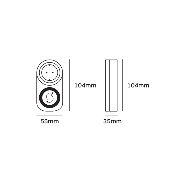 VK Lighting Ημερήσιος Μηχανικός Χρονοδιακόπτης VK/TS-MD201 3500W 16Α 2